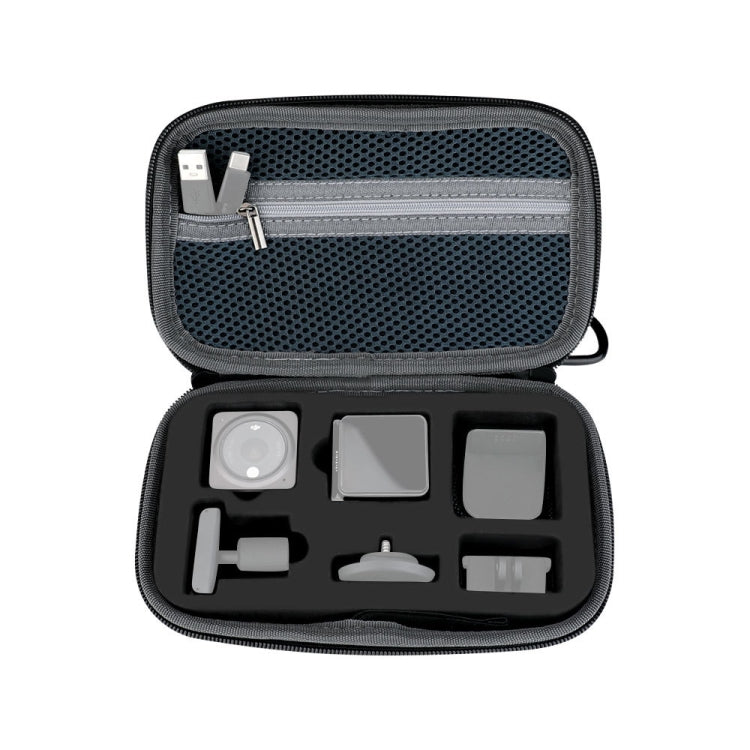 For DJI Action 2 RCSTQ Action Camera Hard Case Accessory Bag(Silver Gray) -  by RCSTQ | Online Shopping UK | buy2fix