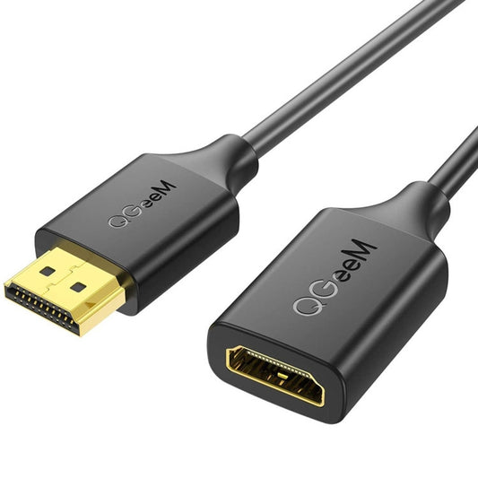 QGeeM QG-HD19 4K HDMI 2.0 Extension Cable Supports 3D, HD, 2160p, Compatible With Roku Fire Stick 1m Length - Cable by QGeeM | Online Shopping UK | buy2fix