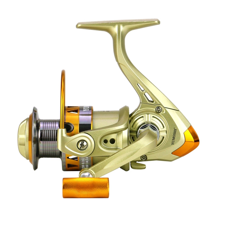 YUMOSHI JF2000 Spinning Fishing Reel 5.2:1 Gear Ratio Metal Spool Saltwater Fishing Tools - Fishing Reels by YUMOSHI | Online Shopping UK | buy2fix