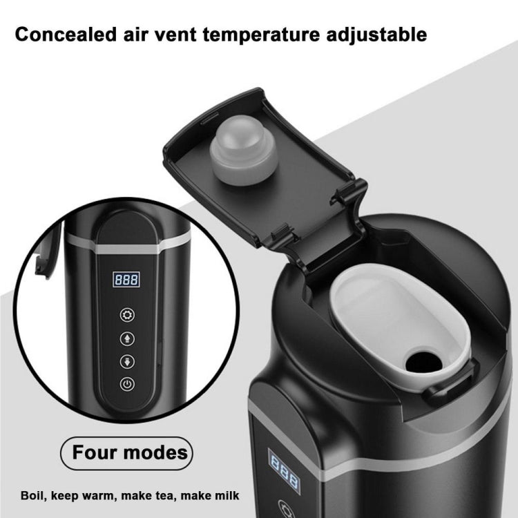 SUITU  HQ-3900 24V/12V Car/Truck Heated Coffee Mug Smart Mug,Spec: Large Screen White - Heating Cups by SUITU | Online Shopping UK | buy2fix