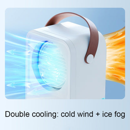 MT-F60 Smart Digital Display USB Charging Air Cooler Desktop Mist Humidification Fan, Mode: Remote Control Version - Electric Fans by buy2fix | Online Shopping UK | buy2fix