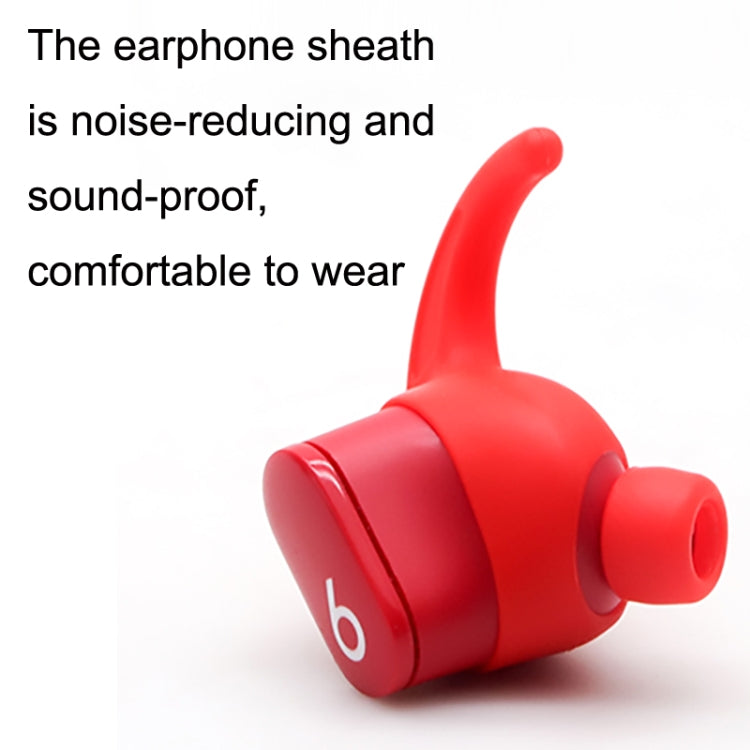 For Beats Studio Buds 2pairs Wireless Bluetooth Earphone Silicone Non-slip Ear Caps(Red) - Anti-dust & Ear Caps by buy2fix | Online Shopping UK | buy2fix