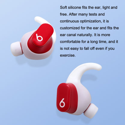 For Beats Studio Buds 2pairs Wireless Bluetooth Earphone Silicone Non-slip Ear Caps(Red) - Anti-dust & Ear Caps by buy2fix | Online Shopping UK | buy2fix