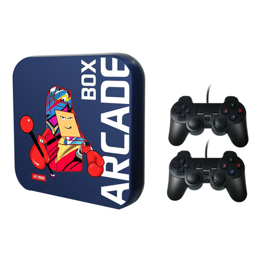 Arcade Box 64G Wired Video Game Machine Box 4K HD Display For PS1/PSP/N64/DC, US Plug - Pocket Console by buy2fix | Online Shopping UK | buy2fix