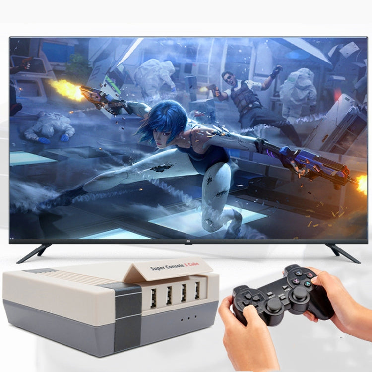 Super Console X Cube Wireless Retro TV Video Game Console Built-in 50+ Emulators 64G 33000+ Games(AU Plug) - Pocket Console by buy2fix | Online Shopping UK | buy2fix