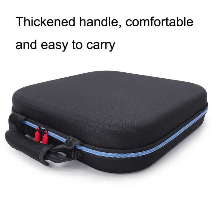 For Nintendo Switch Double Fitness Ring Storage Bag EVA Portable Hard Shell Host Package Accessories(Black) - Bags by buy2fix | Online Shopping UK | buy2fix