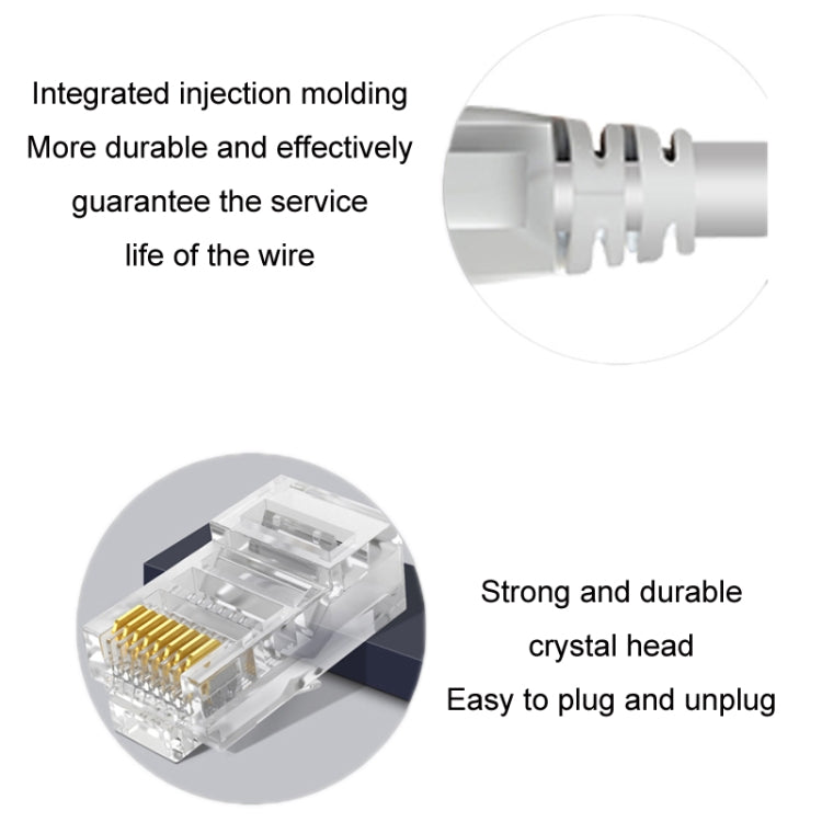 10m JINGHUA Cat5e Set-Top Box Router Computer Engineering Network Cable - Lan Cable and Tools by JINGHUA | Online Shopping UK | buy2fix