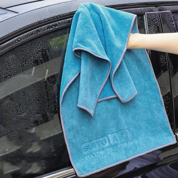 35 x 75cm  SUITU Microfiber Cleaning Cloth Car Cleaning Towel Thicken Highly Absorbent Cleaning Rag - Car washing supplies by SUITU | Online Shopping UK | buy2fix