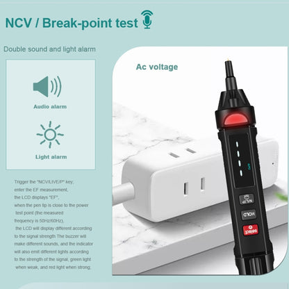 WinAPEX  ET8909  Digital Multimeter Voltage Test Pen Capacitance Meter Diode NVC Tester - Digital Multimeter by WinAPEX | Online Shopping UK | buy2fix