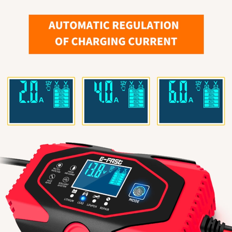 E-FAST 12V/24V Car Battery Emergency Starter Motorcycle Lithium Battery Charger(EU Plug) - Power Bank by E-FAST | Online Shopping UK | buy2fix