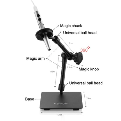 5 Million Digital Electron Microscope Magnifying Dermatoscope, Specification: B008 Waterproof+Z04 Universal Bracket - Digital Microscope by buy2fix | Online Shopping UK | buy2fix