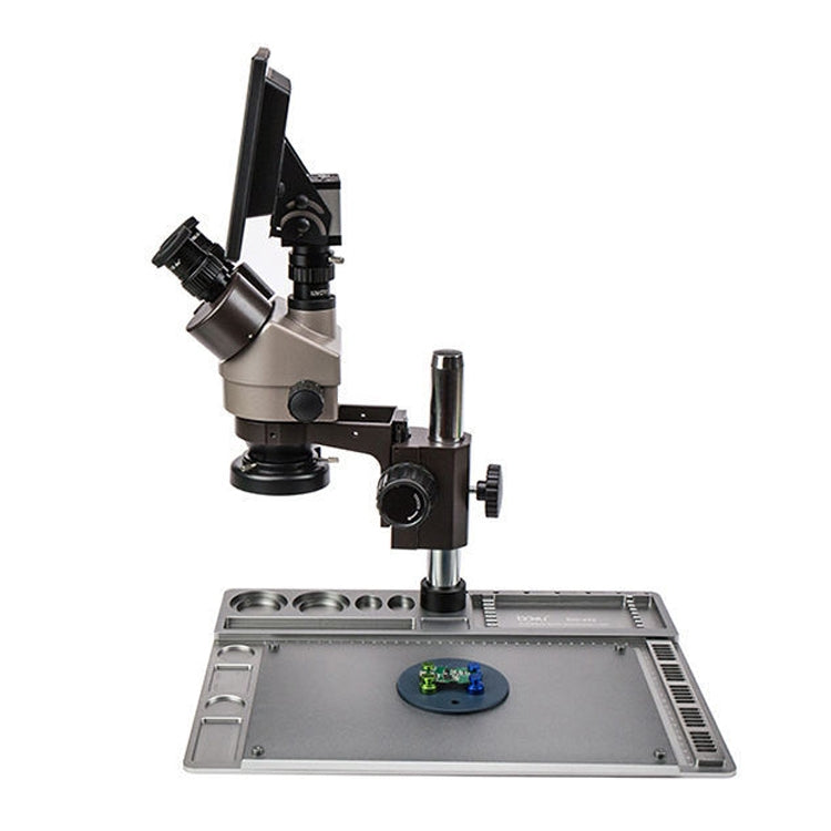 BAKU BA-011 Binomial Electronic Microscope Jewelry Appraisal Mobile Phone Repair With PCB Patch Repair Platform(US Plug 110V) - Digital Microscope by BAKU | Online Shopping UK | buy2fix