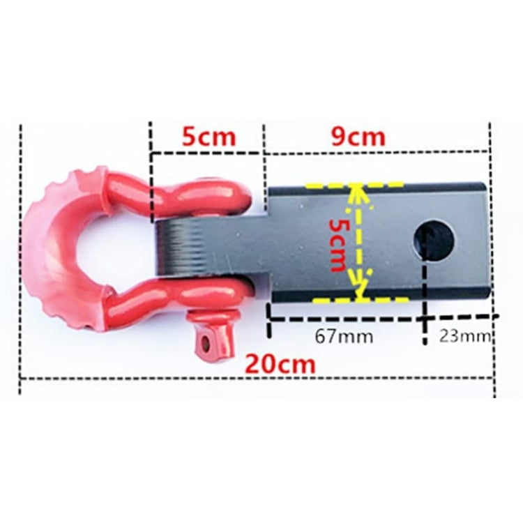 Solid Trailer Arm Off-Road Vehicle Rear Bumper Modified Traction Connector, Color: Red - Towing Bars by buy2fix | Online Shopping UK | buy2fix