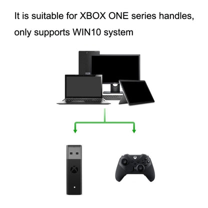 For XBOX ONE Second Generation 2.4G Wireless Receiver Conversion PC Adapter(Black) - Adapter & Cable by buy2fix | Online Shopping UK | buy2fix