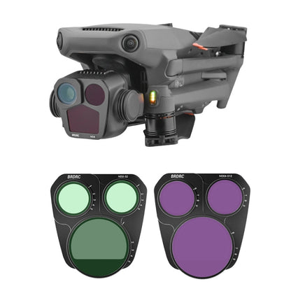 For DJI MAVIC 3PRO BRDRC Filter Accessories, Style: 2pcs/set Adjustable VND2-5+Adjustable VND6-9 - Mavic Lens Filter by BRDRC | Online Shopping UK | buy2fix