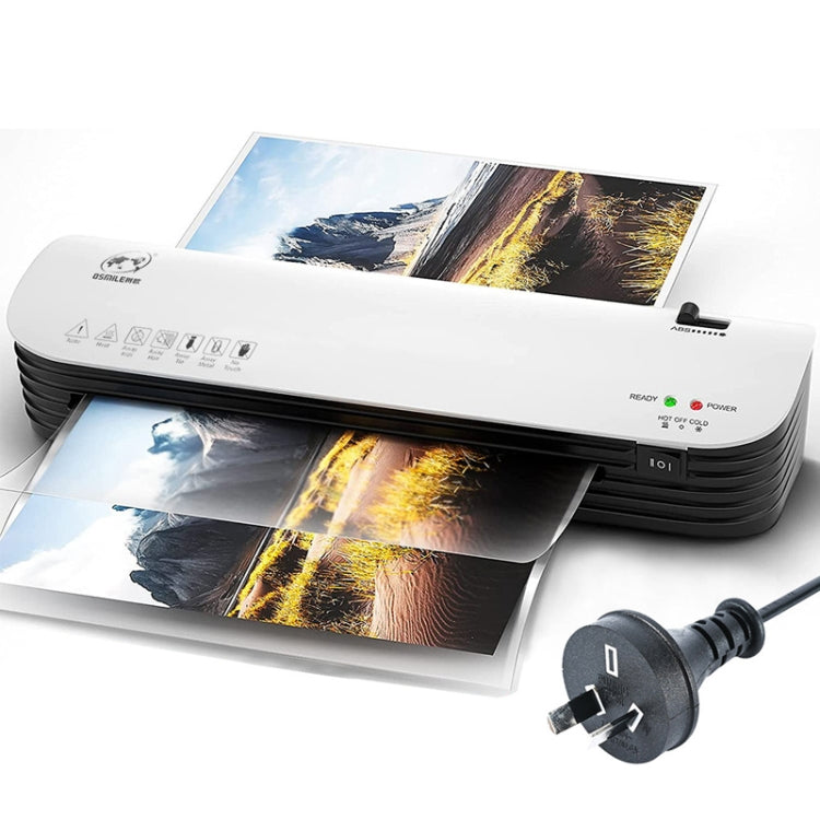 Osmile SL299 A4 Laminator Cold Hot Lamination Photo File Laminating Machine(AU Plug) - Photo Film Covering Machine by Osmile | Online Shopping UK | buy2fix