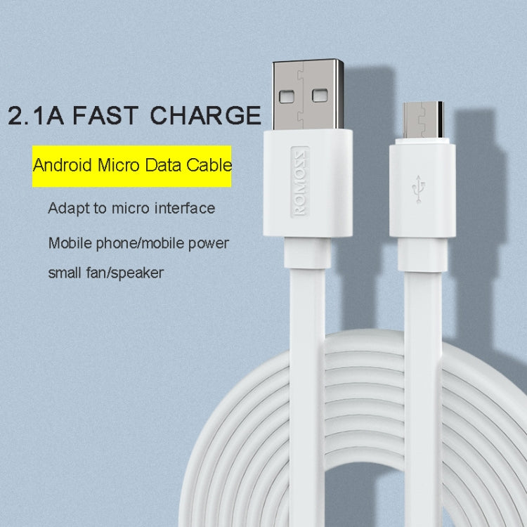 ROMOSS CB051 2.1A Micro USB Data Cable Charging Cable For Huawei Xiaomi Mobile Phones 1m - Micro USB Cable by ROMOSS | Online Shopping UK | buy2fix