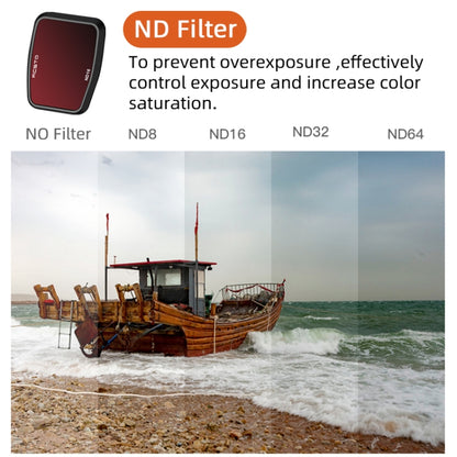 For DJI Air 3 RCSTQ Multi-Layer Coating Waterproof  Filter, Spec: ND4/8/16/32/64+UV+CPL 6 -in-1 - Lens Filter by RCSTQ | Online Shopping UK | buy2fix