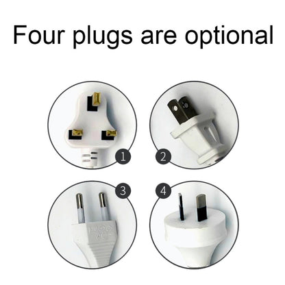 818PF 5 USB Ports + Type-C Smart Digital Display Wireless Phone Charger, Style: US Plug (White) - Multifunction Charger by buy2fix | Online Shopping UK | buy2fix