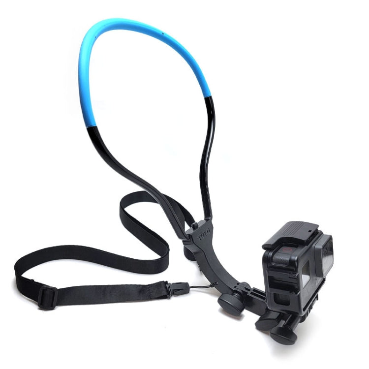 TUYU Camera Neck Holder Mobile Phone Chest Strap Mount  For Video Shooting//POV, Spec:  Vertical +Phone Clip (Blue) - Stand by buy2fix | Online Shopping UK | buy2fix