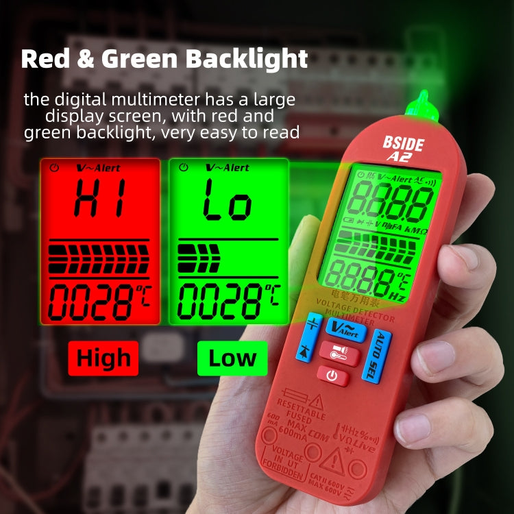 BSIDE A2 Charging Model Mini Digital Auto-Ranging Pencil Multimeter, Specification: With Tool Pack - Digital Multimeter by BSIDE | Online Shopping UK | buy2fix