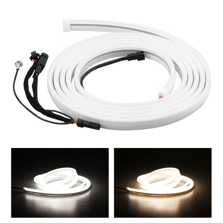 For Tesla Front Trunk LED Ambient Light Strip, Size: For 21-23 Model 3(Warm White) - Atmosphere lights by buy2fix | Online Shopping UK | buy2fix