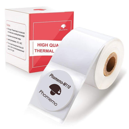 For Phomemo M110 / M200 200pcs /Roll 30x30mm Round Self-Adhesive Thermal Labels - Printer Accessories by Phomemo | Online Shopping UK | buy2fix