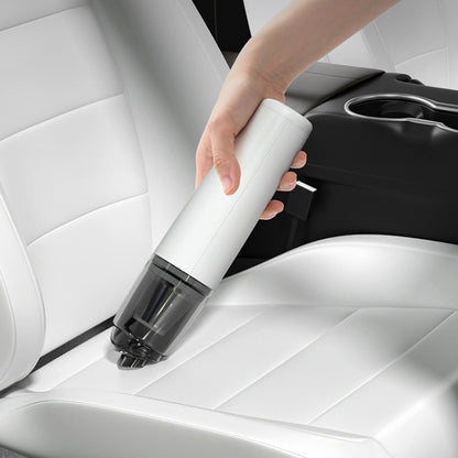 Mini Portable Detachable Wireless Handheld Powerful Car Vacuum Cleaner, Style: Metal Filter (White) - Vacuum Cleaner by buy2fix | Online Shopping UK | buy2fix