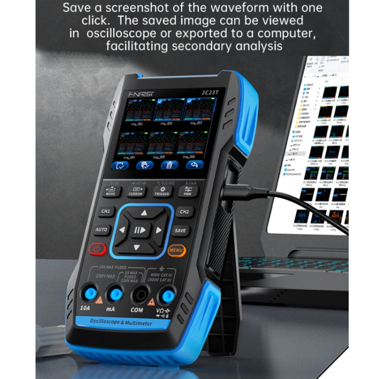 FNIRSI 3 In 1 Handheld Digital Oscilloscope Dual-Channel Multimeter, Specification: Standard - Digital Multimeter by FNIRSI | Online Shopping UK | buy2fix