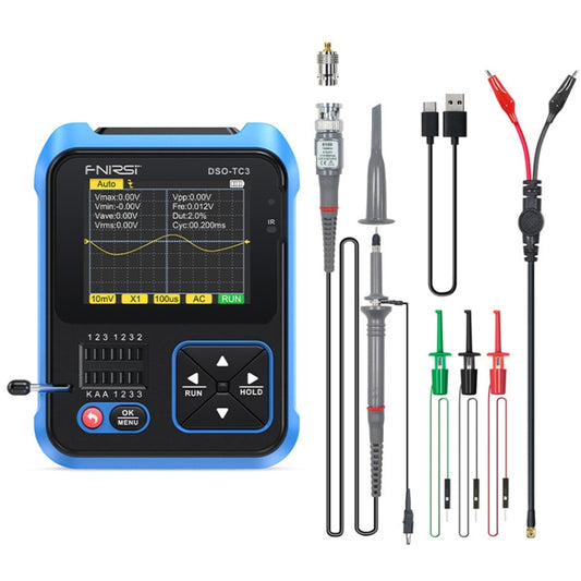 FNIRSI 3 In 1 Handheld Digital Oscilloscope LCR Transistor Tester, Specification: Upgrade - Digital Multimeter by FNIRSI | Online Shopping UK | buy2fix