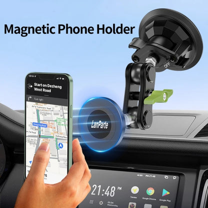 Lanparte Magnetic Car Phone Holder Adjustable Suction Cup Navigation Stand RBA-M01 - Car Holders by Lanparte | Online Shopping UK | buy2fix