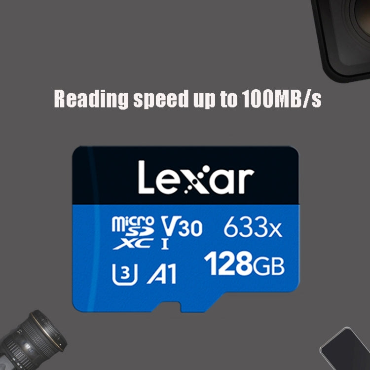 Lexar 633x 128GB  High-speed Driving Recorder Dedicated TF Card Mobile Phone Memory Card - Micro SD Card by Lexar | Online Shopping UK | buy2fix