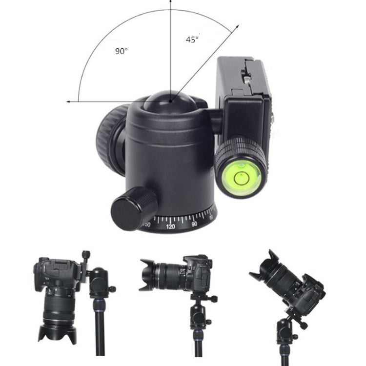 BEXIN 360 Degree Rotation Aluminum Alloy Tripod 30mm Ball Head with Quick Release Plate - Tripod Heads by BEXIN | Online Shopping UK | buy2fix