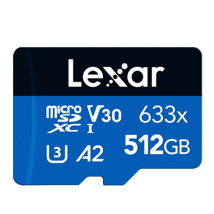 Lexar 633x 512GB High-speed Flash Memory Card Sports Camera Mobile Phone TF Car Driving Recorder Memory Card - Micro SD Card by Lexar | Online Shopping UK | buy2fix