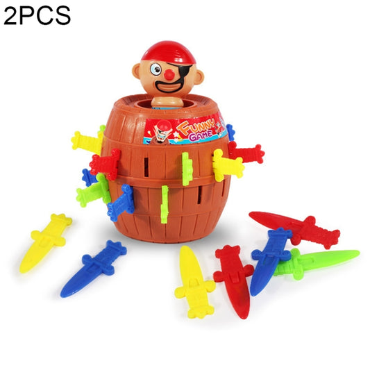 2 PCS Tricky Toys The Pirates Uncle Insert Sword Barrel Table Game -  by buy2fix | Online Shopping UK | buy2fix