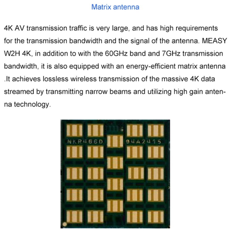 Measy W2H 60GHz 4K Ultra HD Wireless Transmission Kit, Transmission Distance: 30m, AU Plug - Consumer Electronics by Measy | Online Shopping UK | buy2fix