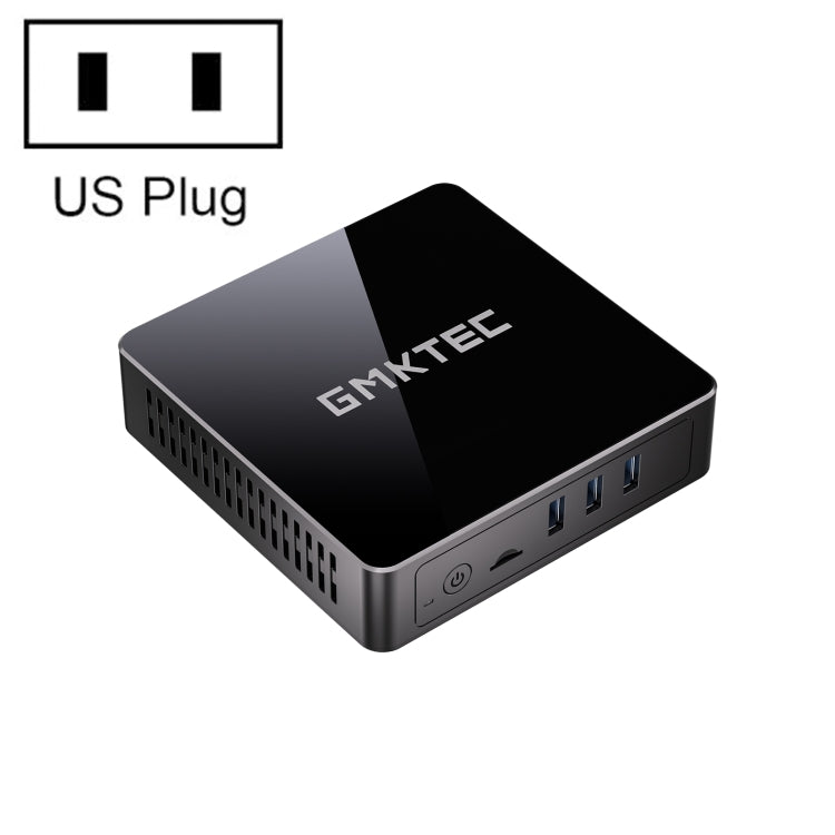 GMK KB3 Windows 11 / Linux System Mini PC, Intel Gemini Lake Refresh Processor J4125 Quad Core up to 2.7GHz, 8GB + 256GB, Support WiFi & Bluetooth,US Plug - Windows Mini PCs by GMKtec | Online Shopping UK | buy2fix