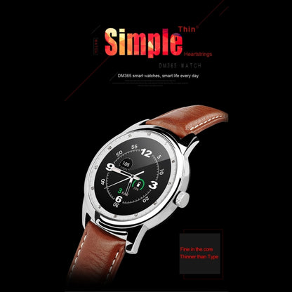 DOMINO DM365 1.33 inch On-cell IPS Full View Capacitive Touch Screen MTK2502A-ARM7 Bluetooth 4.0 Smart Watch Phone, Support Facebook / Whatsapp / Raise to Bright Screen / Flip Hand to Switch Interface ... tor / Anti-lost / Remote Camera, 128MB+64MB(Black) - Smart Wear by DOMINO | Online Shopping UK | buy2fix