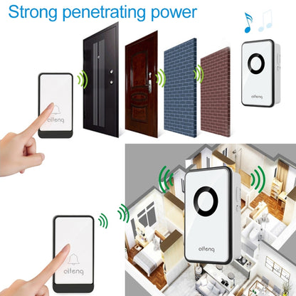 AITENG V018J Wireless Batteryless WIFI Doorbell, US Plug - Security by AITENG | Online Shopping UK | buy2fix