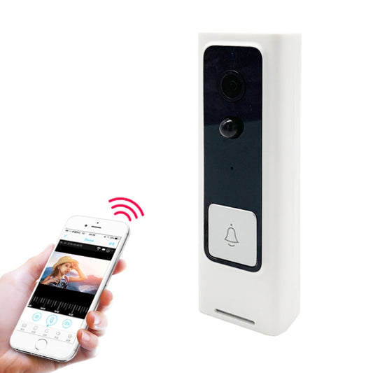 M200B WiFi Intelligent Square Button Video Doorbell, Support Infrared Motion Detection & Adaptive Rate & Two-way Intercom & Remote / PIR Wakeup(White) - Security by buy2fix | Online Shopping UK | buy2fix