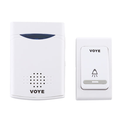 VOYE V006B Home Music Remote Control Wireless Doorbell with 38 Polyphony Sounds (White) - Wireless Doorbell by VOYE | Online Shopping UK | buy2fix