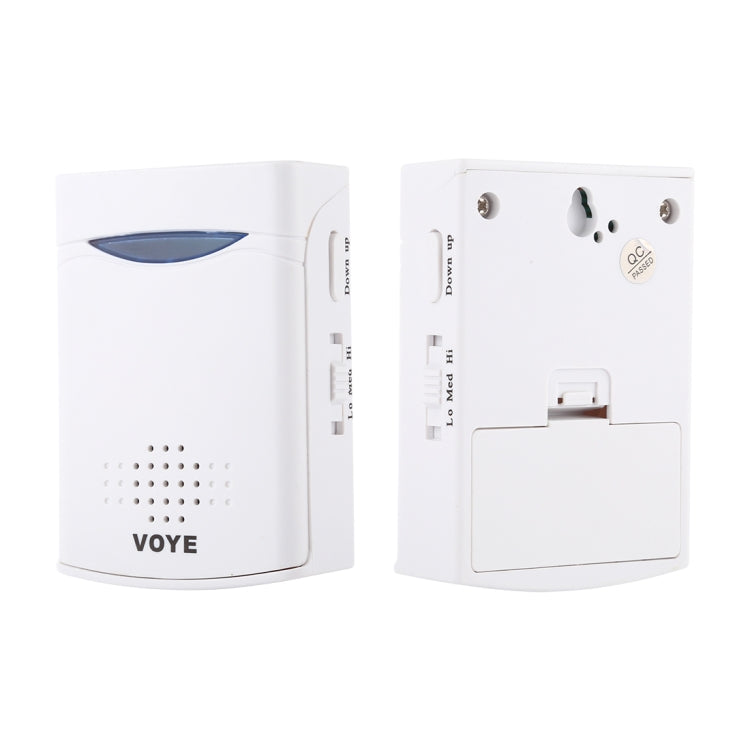 VOYE V006B Home Music Remote Control Wireless Doorbell with 38 Polyphony Sounds (White) - Wireless Doorbell by VOYE | Online Shopping UK | buy2fix