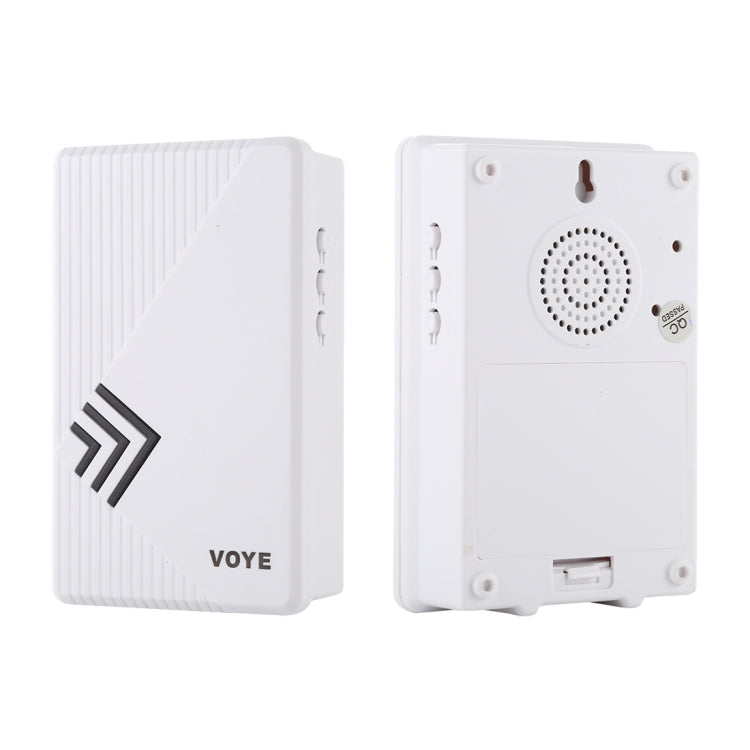 VOYE V022F Home Music Remote Control Wireless Doorbell with 38 Polyphony Sounds (White) - Wireless Doorbell by VOYE | Online Shopping UK | buy2fix