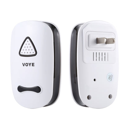 VOYE V025F Home Music Remote Control Wireless Doorbell with 38 Polyphony Sounds, US Plug(White) - Wireless Doorbell by VOYE | Online Shopping UK | buy2fix