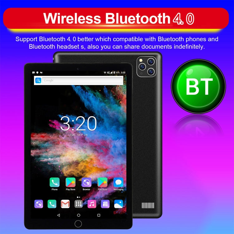 BDF A10 3G Phone Call Tablet PC, 10 inch, 1GB+16GB, Android 5.1, MTK6592 Octa Core Cortex-A7, Support Dual SIM & Bluetooth & WiFi & GPS, EU Plug(Black) - BDF by BDF | Online Shopping UK | buy2fix