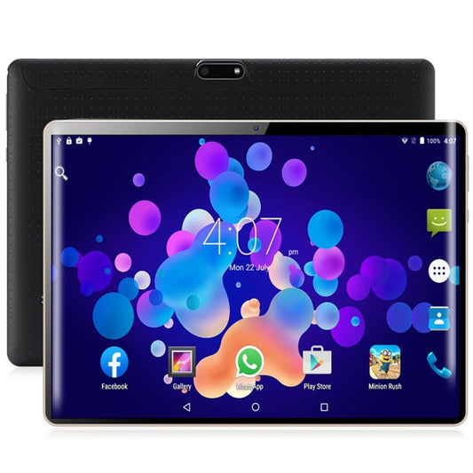 BDF K107 3G Phone Call Tablet PC, 10 inch, 2GB+32GB, Android 9.0, MTK8321 Octa Core, Support Dual SIM & Bluetooth & WiFi & GPS, EU Plug(Black) - BDF by BDF | Online Shopping UK | buy2fix