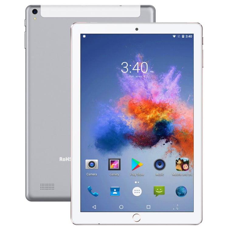 BDF P10 3G Phone Call Tablet PC, 10 inch, 2GB+32GB, Android 9.0, MTK8321 Octa Core, Support Dual SIM & Bluetooth & WiFi & GPS, EU Plug(Grey) - BDF by BDF | Online Shopping UK | buy2fix