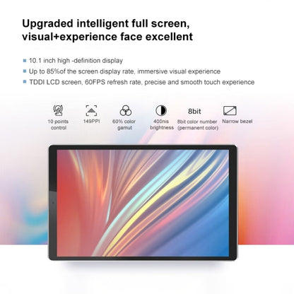 Lenovo Tab M10 HD Gen 2 WiFi TB-X306FC, 10.1 inch, 4GB+64GB, Face Identification, Android 10 MediaTek Helio P22T Octa-core, Support Dual Band WiFi & BT & TF Card (Grey) - Lenovo by Lenovo | Online Shopping UK | buy2fix