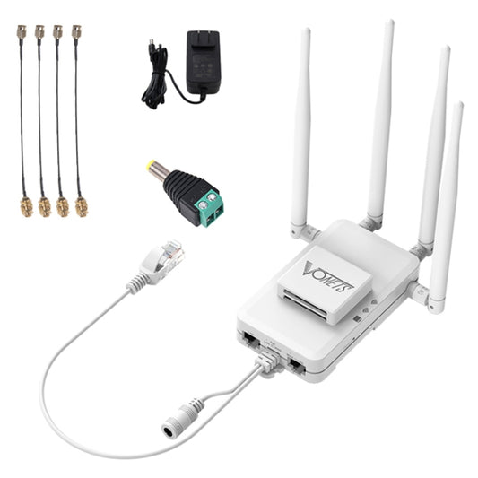 VONETS VAR600-H 600Mbps Wireless Bridge WiFi Repeater, With Power Adapter + 4 Antennas + DC Adapter Set - Wireless Routers by VONETS | Online Shopping UK | buy2fix