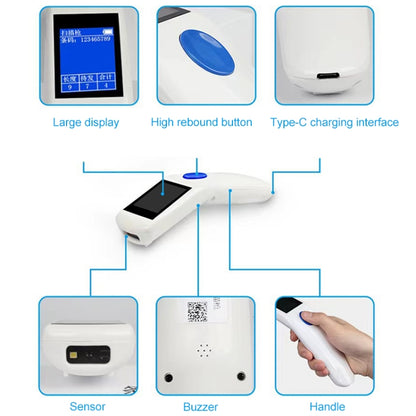 NEWSCAN NS1103T One & Two Dimensional High Speed Wireless Barcode Scanner Collector - Barcode Scanner by NEWSCAN | Online Shopping UK | buy2fix